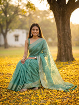 MIMOSA Rama Saree Saree — pose 8 styling detail
