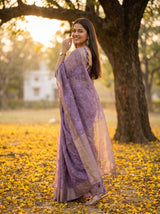 MIMOSA Violet Saree Saree — pose 7 styling detail
