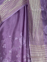 MIMOSA Violet Saree Saree — fleets shot full lifestyle