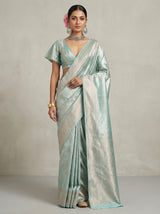 MIMOSA Ananda Kanjivaram Art Silk Saree — Lifestyle View