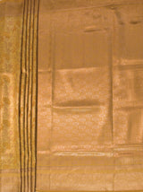 MIMOSA Mustard Kanjivaram Art Silk Saree — pallu and zari work detail