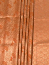 MIMOSA Orange Kanjivaram Art Silk Saree — fleets shot full lifestyle