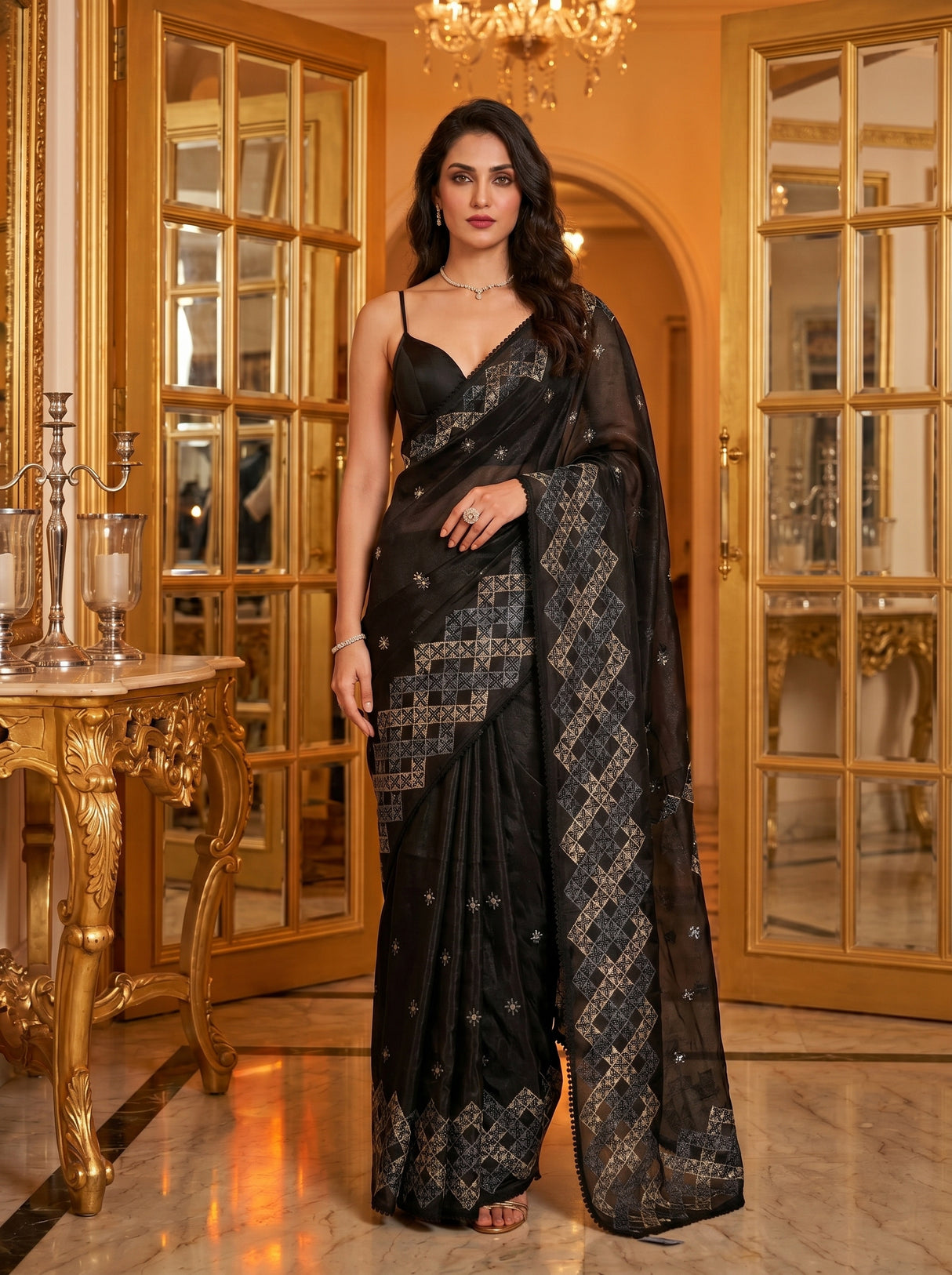 MIMOSA Saree Saree — pose 10 styling detail