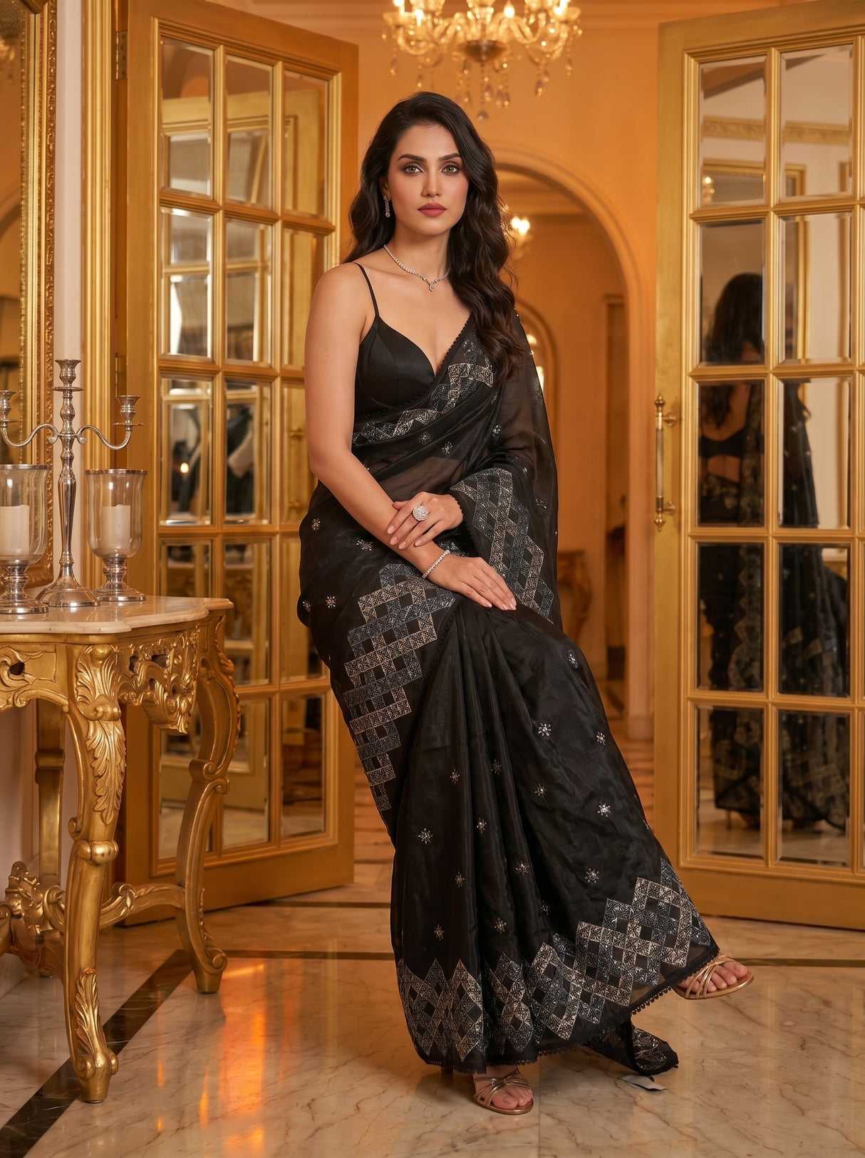 MIMOSA Saree Saree — pose 8 styling detail