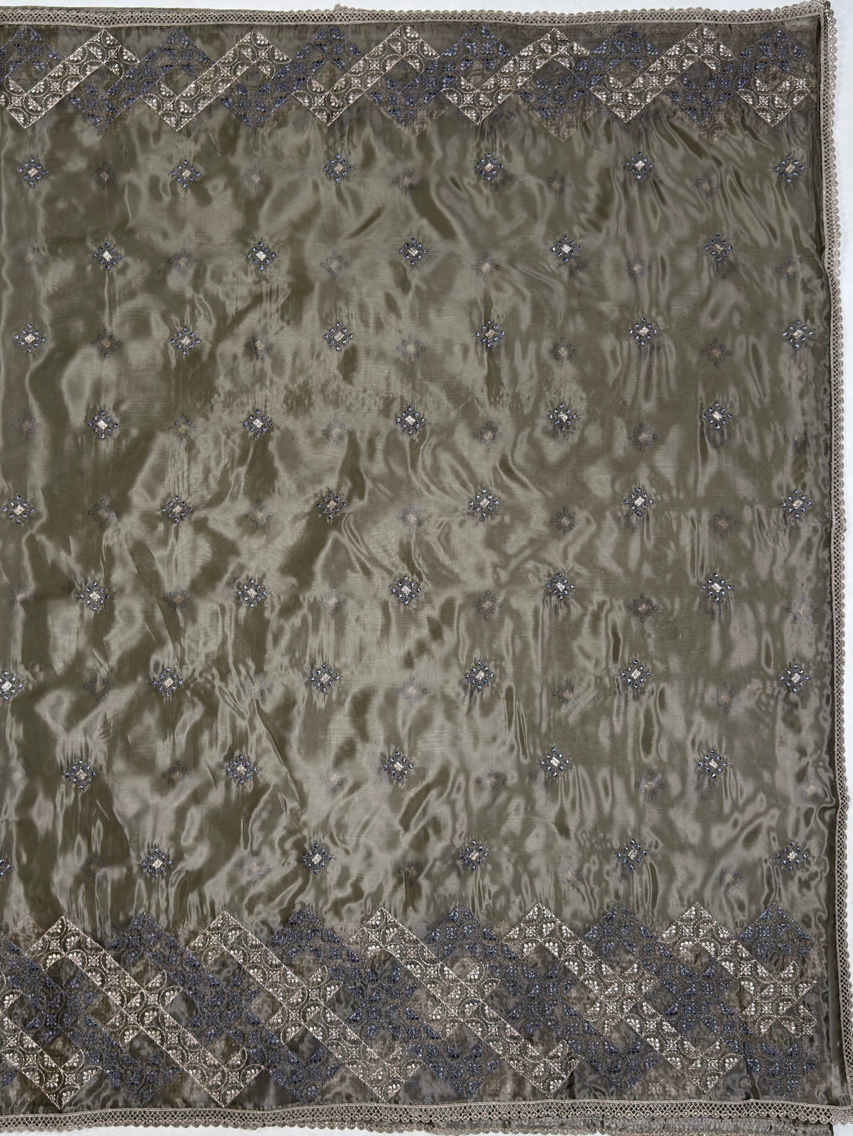 MIMOSA Saree Saree — pallu and zari work detail