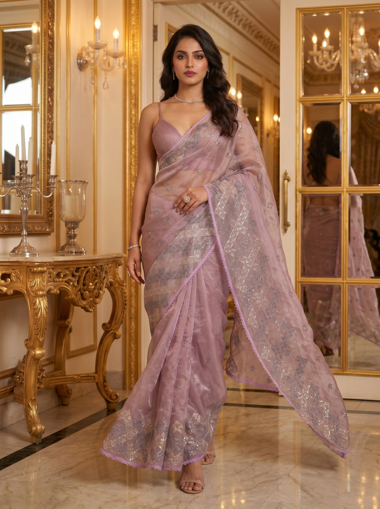 MIMOSA Saree Saree — pose 7 styling detail