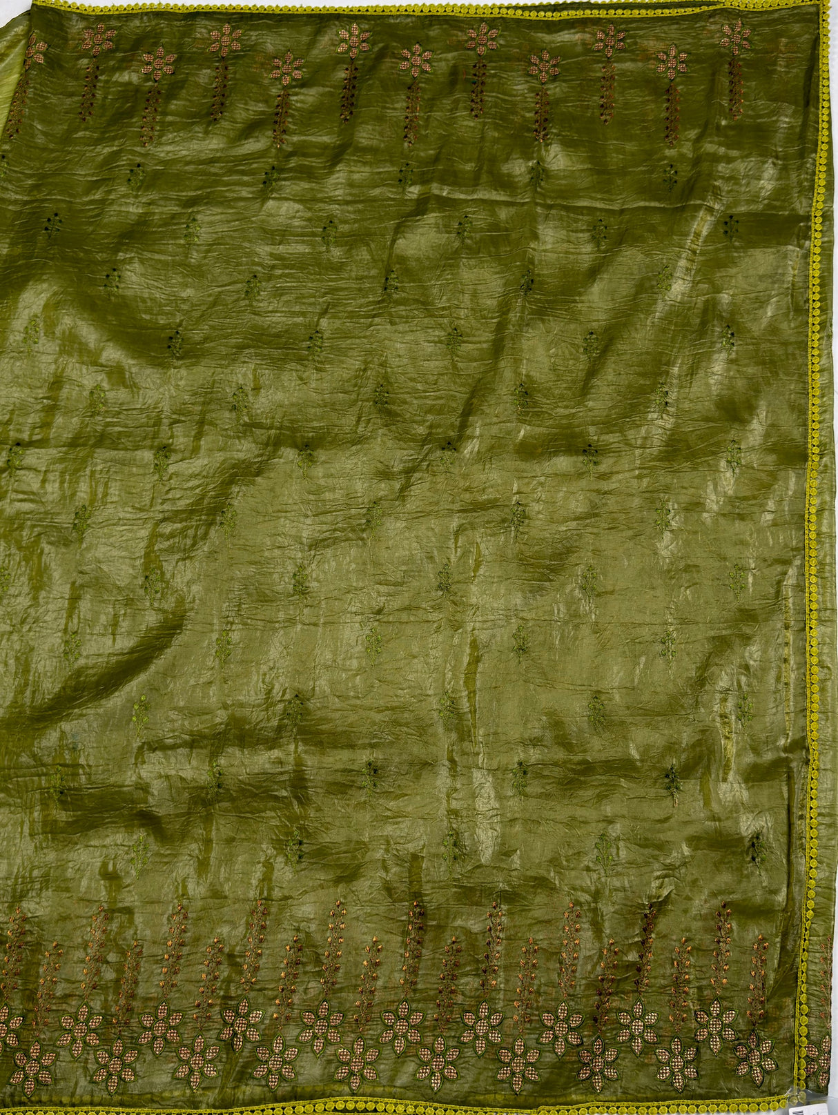 MIMOSA Saree Saree — pallu and zari work detail