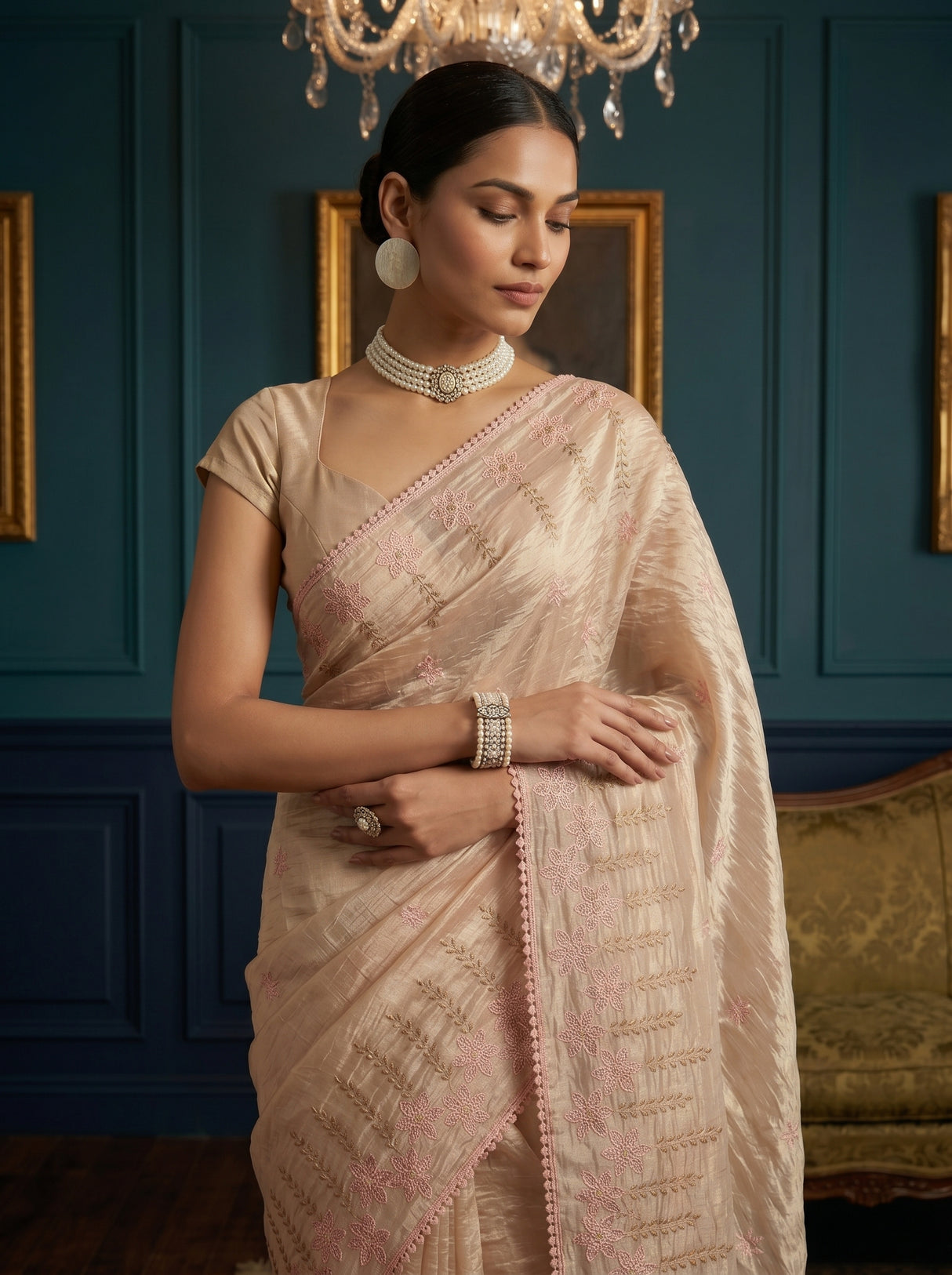 MIMOSA Saree Saree — pose 10 styling detail