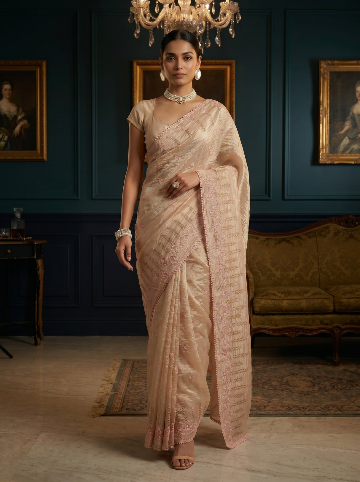 MIMOSA Saree Saree — pose 6 styling detail