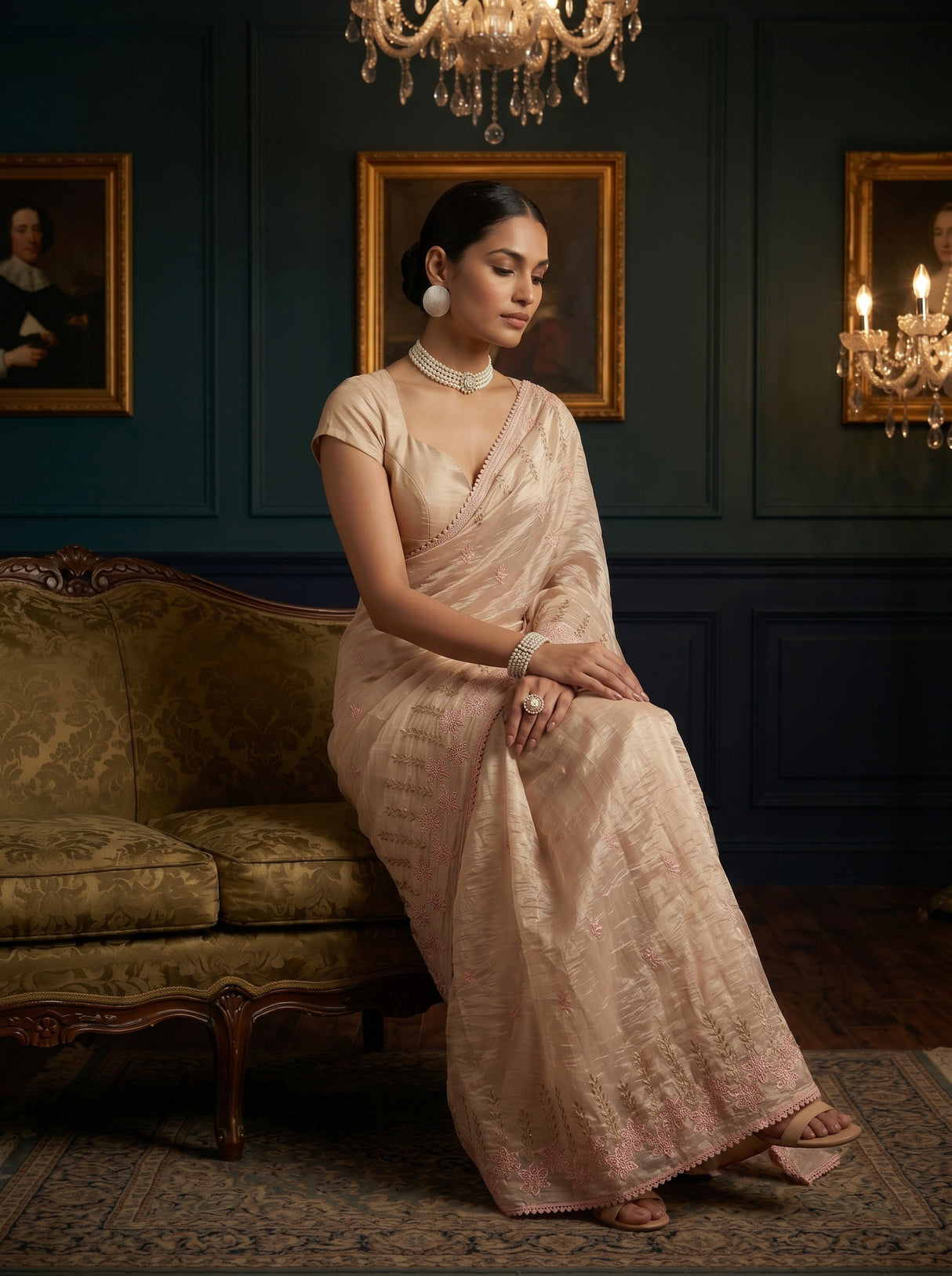 MIMOSA Saree Saree — pose 8 styling detail