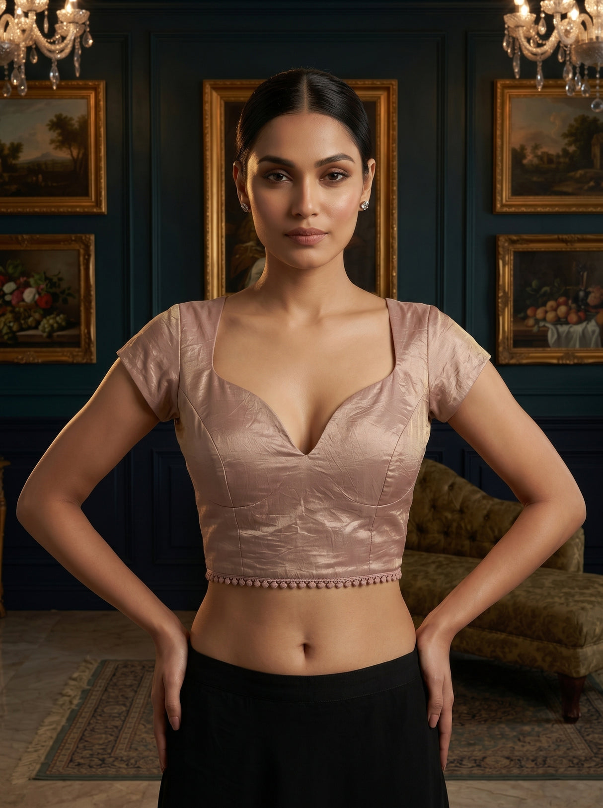 MIMOSA Saree Saree — blouse close-up