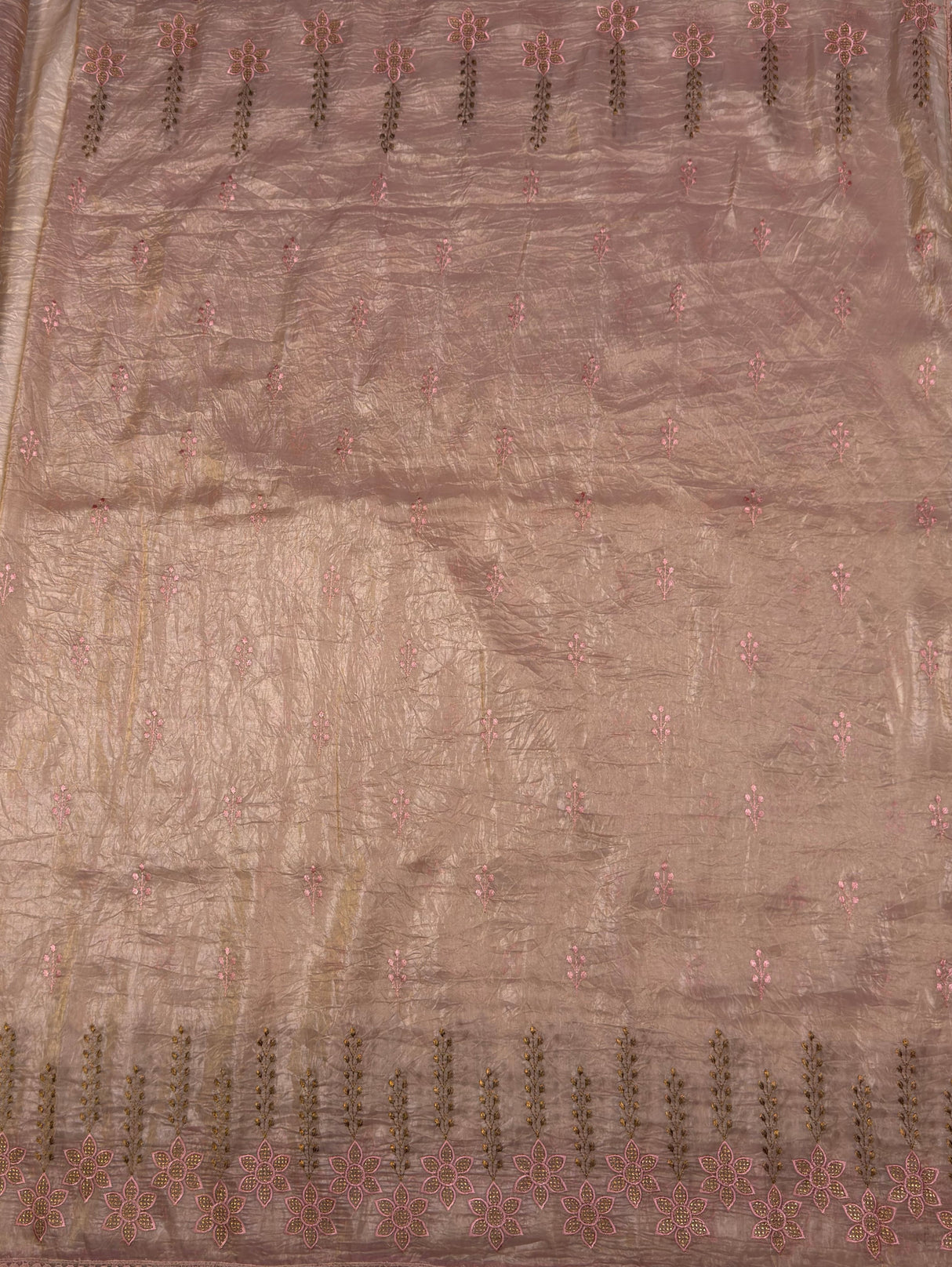 MIMOSA Saree Saree — pallu and zari work detail
