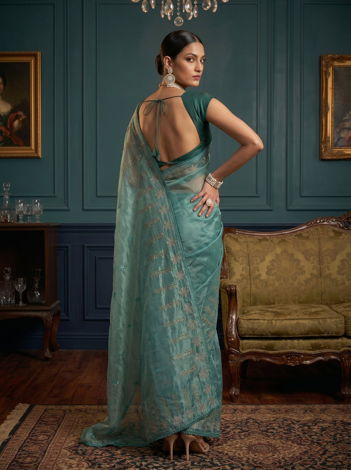 MIMOSA Saree Saree — pose 7 styling detail