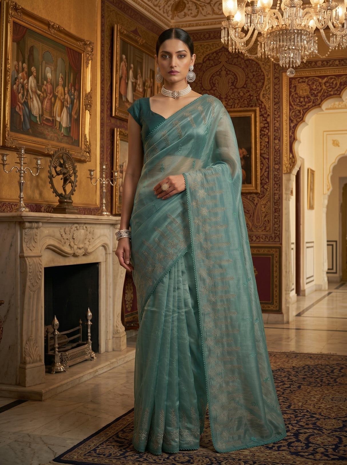 MIMOSA Saree Saree — pose 9 styling detail
