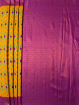 MIMOSA Gold Saree Saree — pallu and zari work detail
