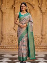 Grey  Saree