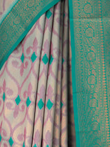 MIMOSA Grey Saree Saree — fleets shot full lifestyle