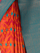 MIMOSA Strawberry Saree Saree — fleets shot full lifestyle
