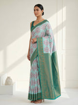 MIMOSA Ananda Saree Saree — pose 3 styling detail