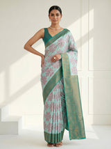 MIMOSA Ananda Saree Saree — pose 4 styling detail