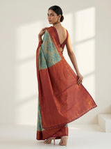 MIMOSA Chiku Saree Saree — pose 7 styling detail