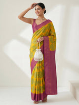 MIMOSA Gold Saree Saree — pose 5 styling detail
