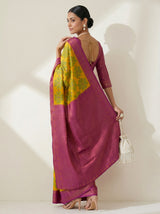 MIMOSA Gold Saree Saree — pose 7 styling detail