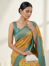 MIMOSA Olive Saree Saree — pose 10 styling detail