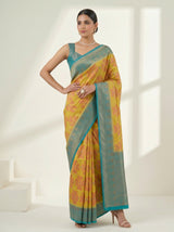 MIMOSA Olive Saree Saree — pose 4 styling detail