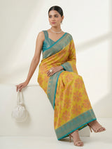 MIMOSA Olive Saree Saree — pose 8 styling detail