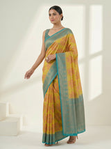 MIMOSA Olive Saree Saree — pose 9 styling detail