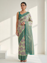 Pista  Saree