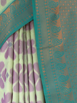 MIMOSA Pista Saree Saree — fleets shot full lifestyle