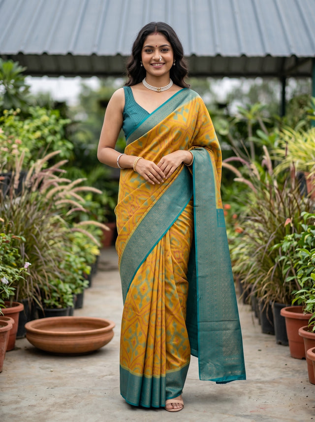 Olive  Saree