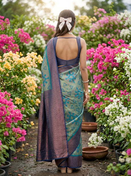 MIMOSA Rama Saree Saree — pose 2 styling detail