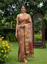 Chocolate  Saree
