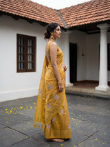 MIMOSA Gold Saree Saree — pose 3 styling detail