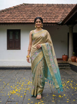 MIMOSA Sapphire Saree Saree — pose 6 styling detail