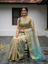 MIMOSA Sapphire Saree Saree — pose 8 styling detail