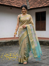 MIMOSA Sapphire Saree Saree — pose 9 styling detail