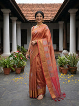 MIMOSA Strawberry Saree Saree — pose 9 styling detail