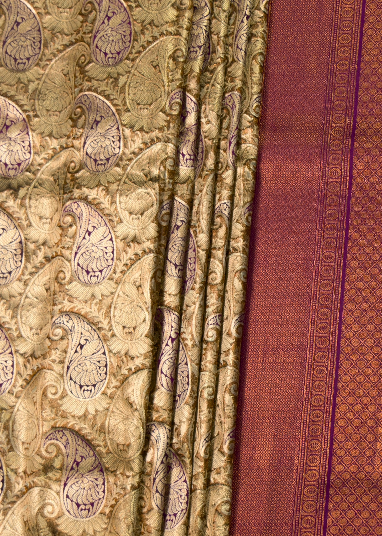 MIMOSA Magenta Kanjivaram Art Silk Saree — fleets shot full lifestyle