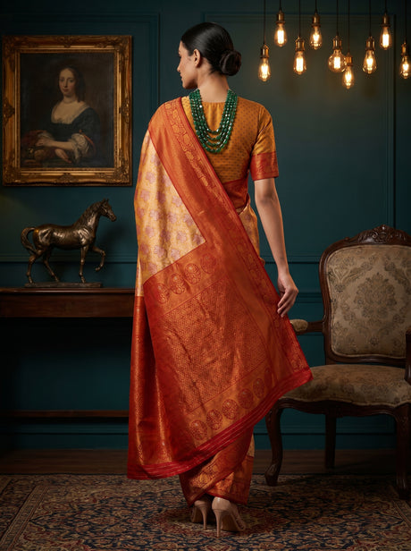 MIMOSA Saree Saree — pose 2 styling detail