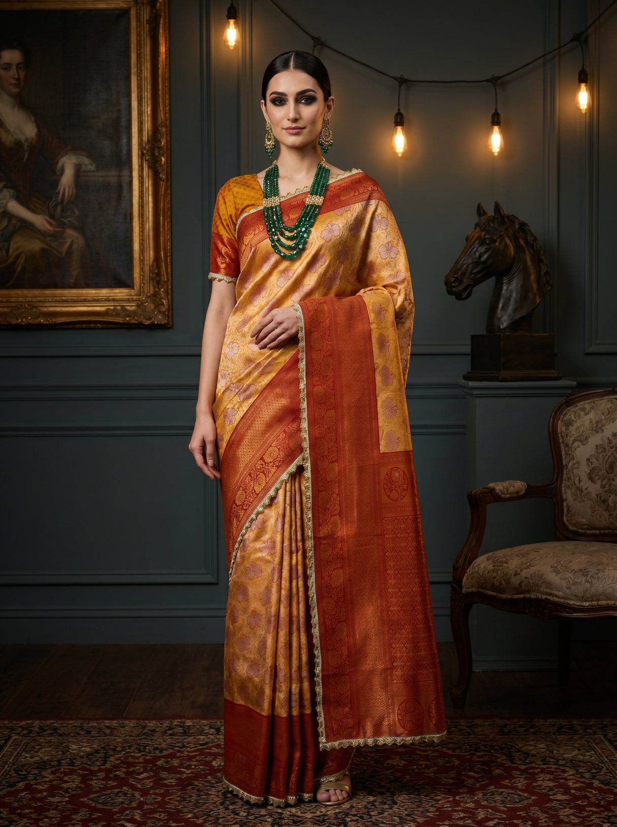 MIMOSA Saree Saree — pose 4 styling detail