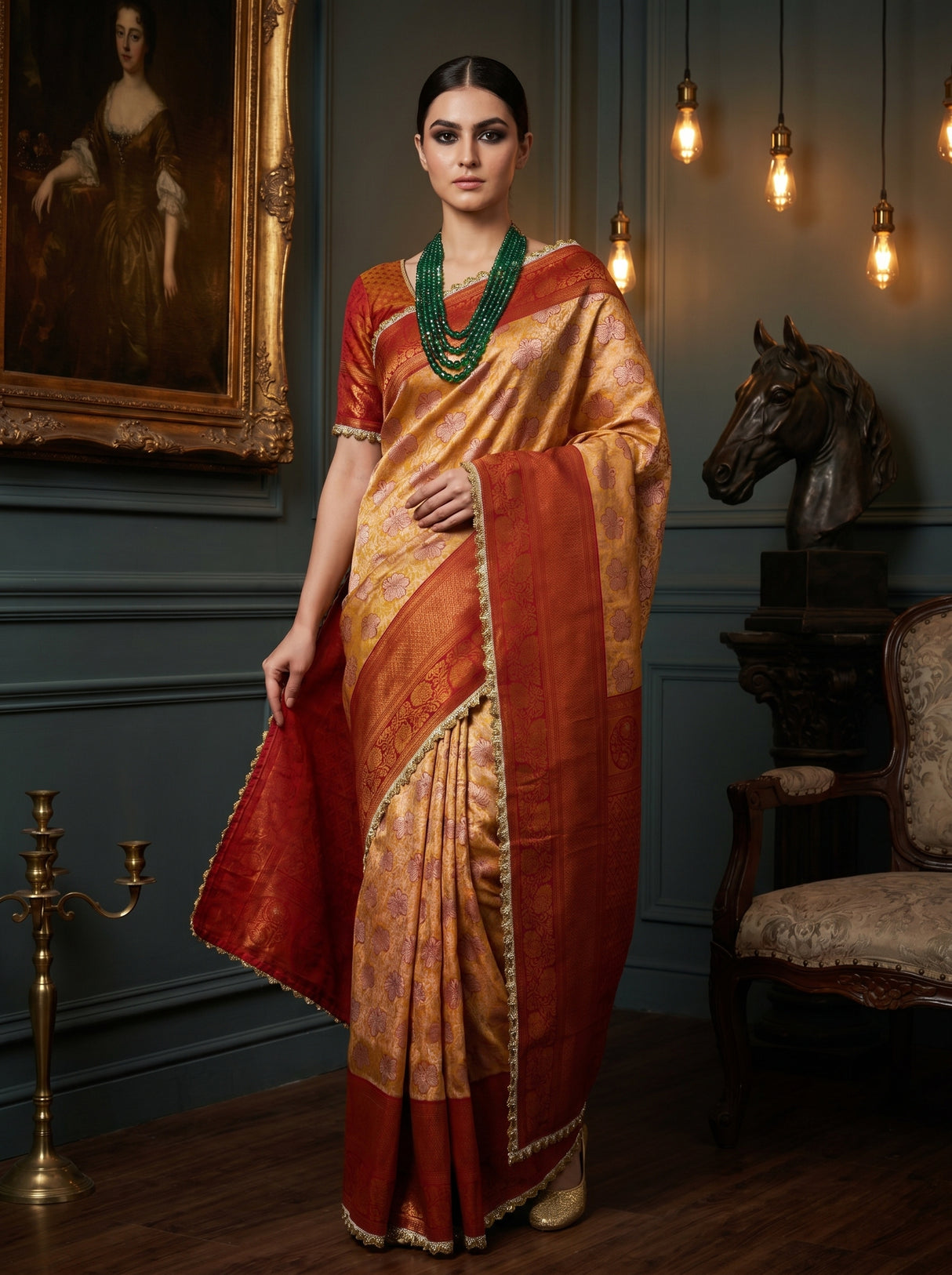 MIMOSA Saree Saree — pose 5 styling detail