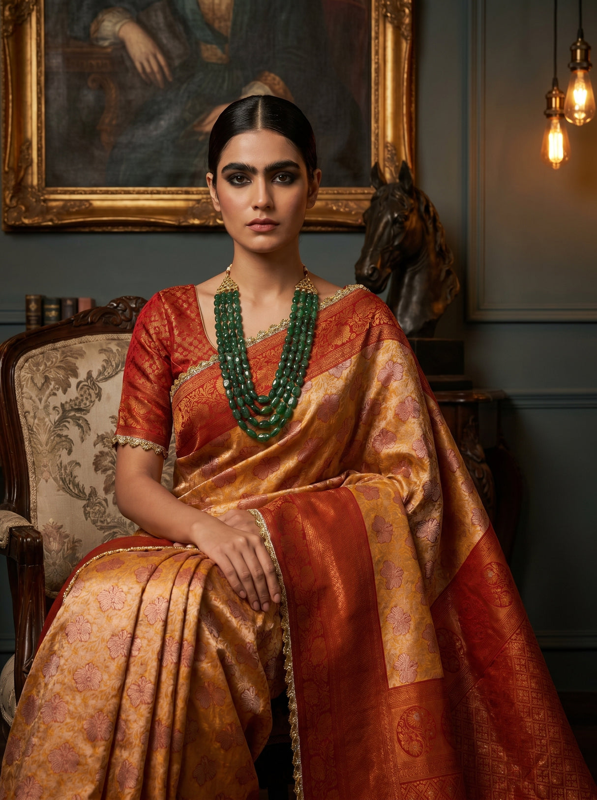 MIMOSA Saree Saree — pose 8 styling detail