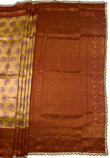 MIMOSA Saree Saree — pallu and zari work detail