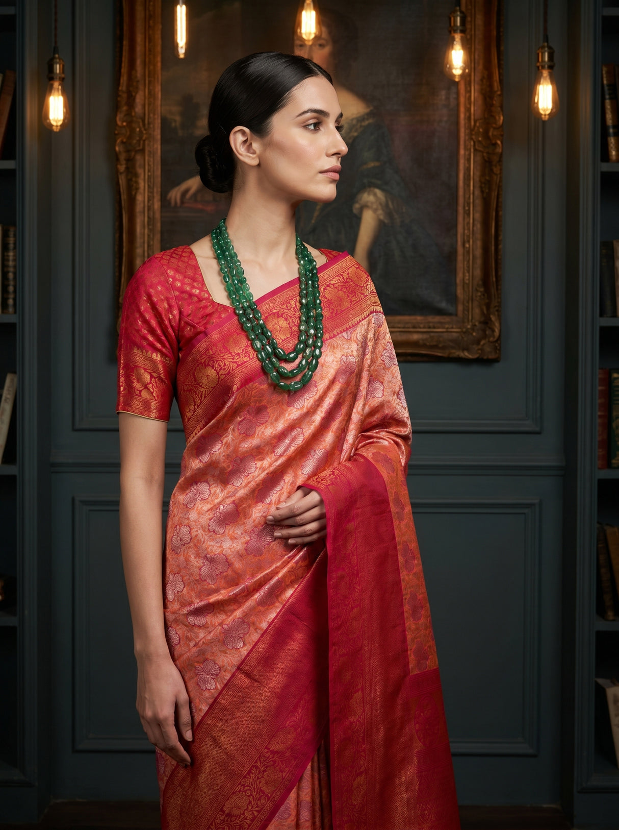 MIMOSA Saree Saree — pose 3 styling detail