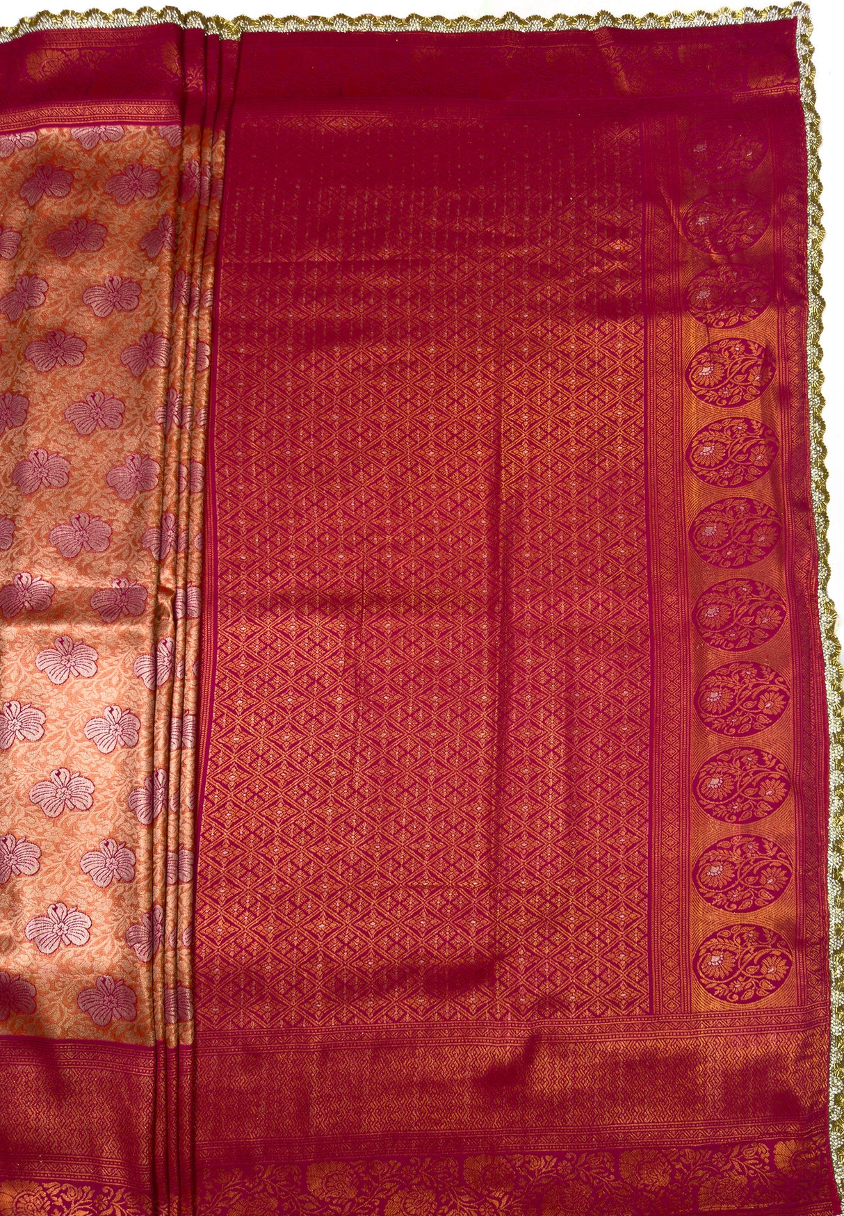MIMOSA Saree Saree — pallu and zari work detail