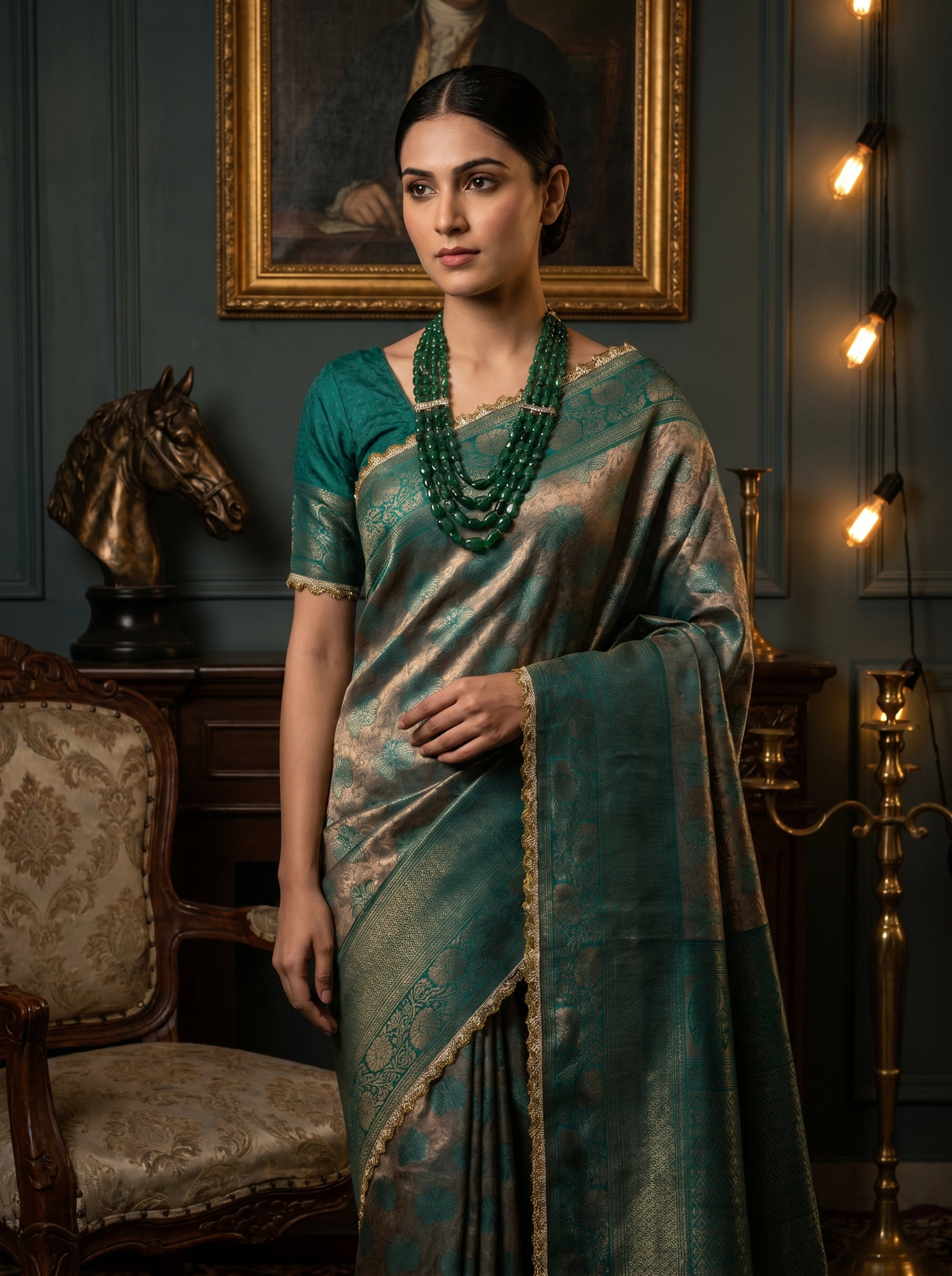 MIMOSA Saree Saree — pose 10 styling detail